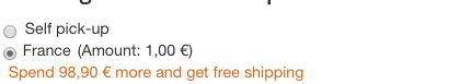 Spend X more and get free shipping fe