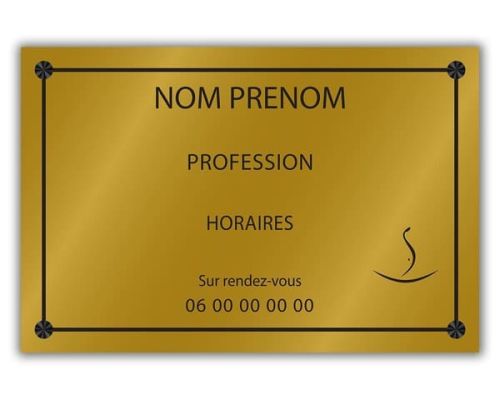 Plaques et tampons personnalisables